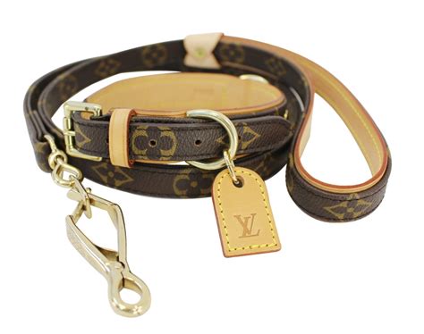 louis vuitton baxter dog collar|Louis Vuitton dog leash.